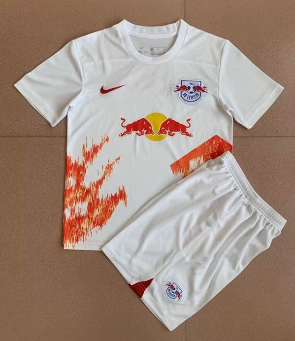 Kids-Leipzig RB 23/24 Special White Soccer Jersey
